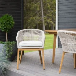Veke Loiste Ruokapöytä 230x100 Cm Ruskea -Veke Myymälä loiste tuoli 4