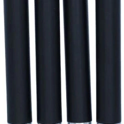 Veke Scandic Jalka 12 Cm Musta/kromi 4kpl -Veke Myymälä nd048 20 mu kr 1 1 1