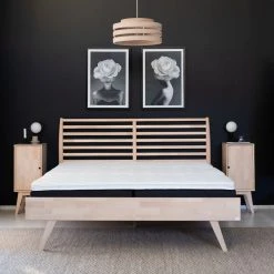 Kiteen Notte Sänky 160x200 Cm Koivu/lakattu 11 Kiteen Notte Sänky 160x200 Cm Koivu/lakattu -Veke Myymälä notte sanky 160x200cm koivu Unia 100 joustinpatjapaketti 160x200 cm 7