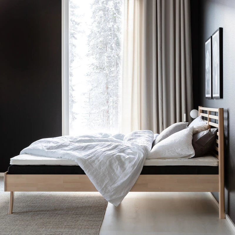 Kiteen Notte Sänky 160x200 Cm Koivu/lakattu 2 Kiteen Notte Sänky 160x200 Cm Koivu/lakattu - Image 2