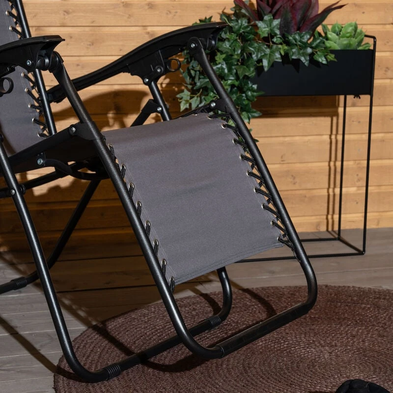 Veke Oxford Aurinkotuoli Tummanharmaa 4 Veke Oxford Aurinkotuoli Tummanharmaa - Image 4