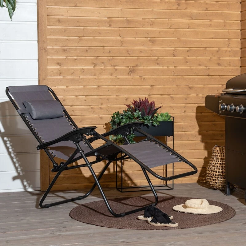 Veke Oxford Aurinkotuoli Tummanharmaa 3 Veke Oxford Aurinkotuoli Tummanharmaa - Image 3