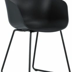 Veke Seattle Tuoli Käsinojilla Musta, Mustat Jalat -Veke Myymälä seattle tuoli musta