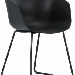 Veke Seattle Tuoli Käsinojilla Musta, Mustat Jalat -Veke Myymälä seattle tuoli musta 1