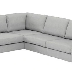 Veke Toronto Avokulmasohva Vasen Vaaleanharmaa Surprise 25T6 Kangas, L1-metallijala -Veke Myymälä toronto avokulmasohva vaaleanharmaa vasen 01 1