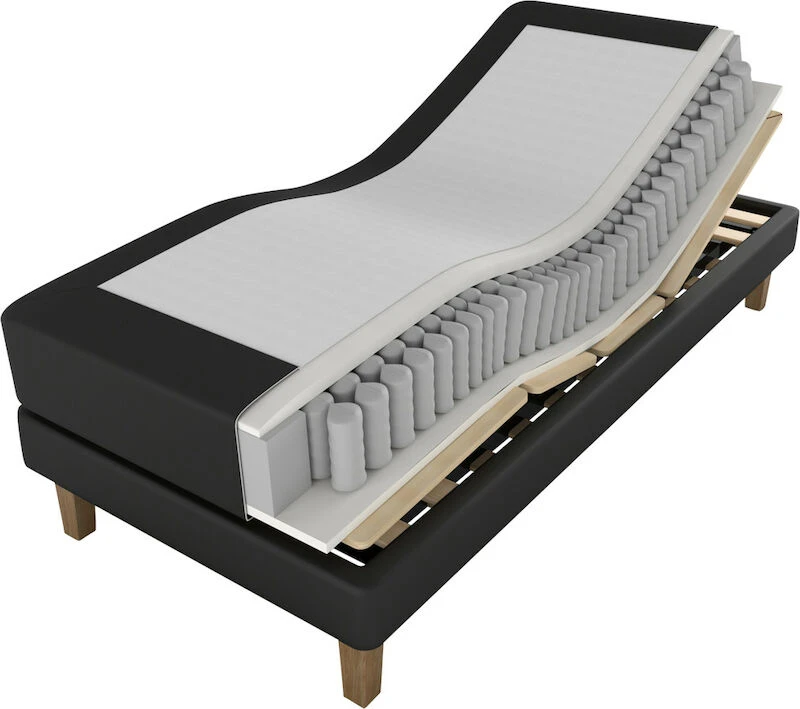 Unia 300 Moottorisänkypaketti 160x200 Cm M T.harmaa, 8cm Prof Vm, Jalat 23cm Roy 4 Unia 300 Moottorisänkypaketti 160x200 Cm M T.harmaa, 8cm Prof Vm, Jalat 23cm Roy - Image 4