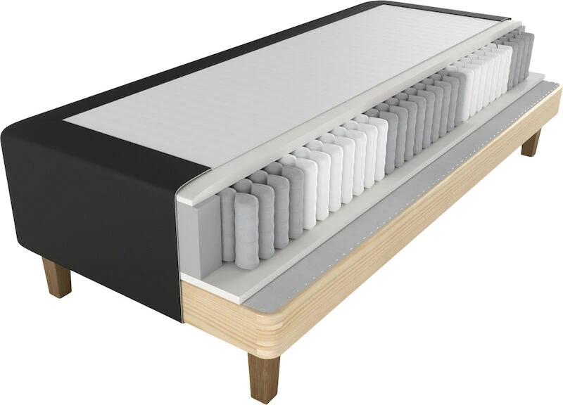 Unia 900 Runkopatjapaketti 90x200 Cm M V.harmaa, Unia 600 Pp, J 23 Cm Viona Tamm 4 Unia 900 Runkopatjapaketti 90x200 Cm M V.harmaa, Unia 600 Pp, J 23 Cm Viona Tamm - Image 4