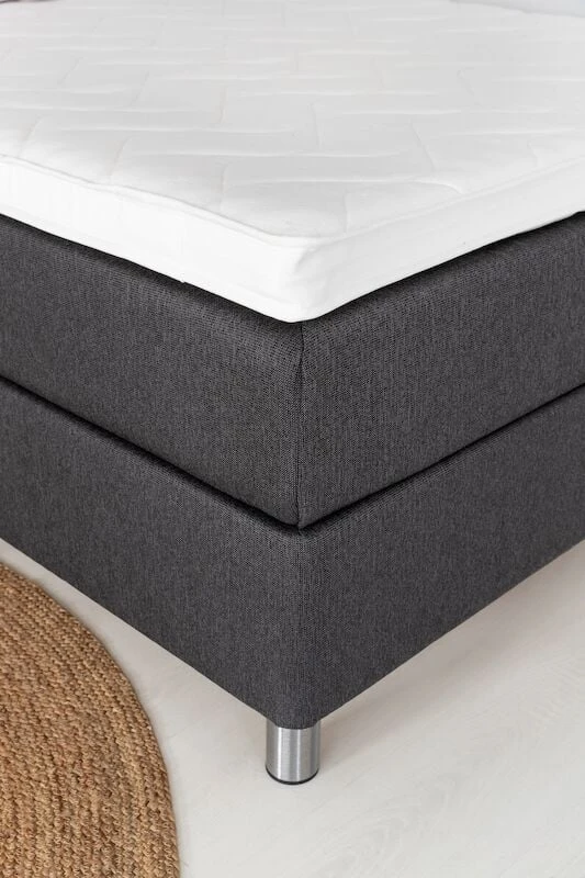Unia 100 Jenkkisänkypaketti 120x200 Cm Tummanharmaa, 5 Cm Prof Vm, Metallijalat 5 Unia 100 Jenkkisänkypaketti 120x200 Cm Tummanharmaa, 5 Cm Prof Vm, Metallijalat - Image 5