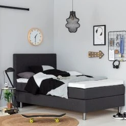 Unia 100 Jenkkisänkypaketti 120x200 Cm Tummanharmaa, 5 Cm Prof Vm, Metallijalat 9 Unia 100 Jenkkisänkypaketti 120x200 Cm Tummanharmaa, 5 Cm Prof Vm, Metallijalat -Veke Myymälä unia 100 jenkkisanky 120x200cm viisto