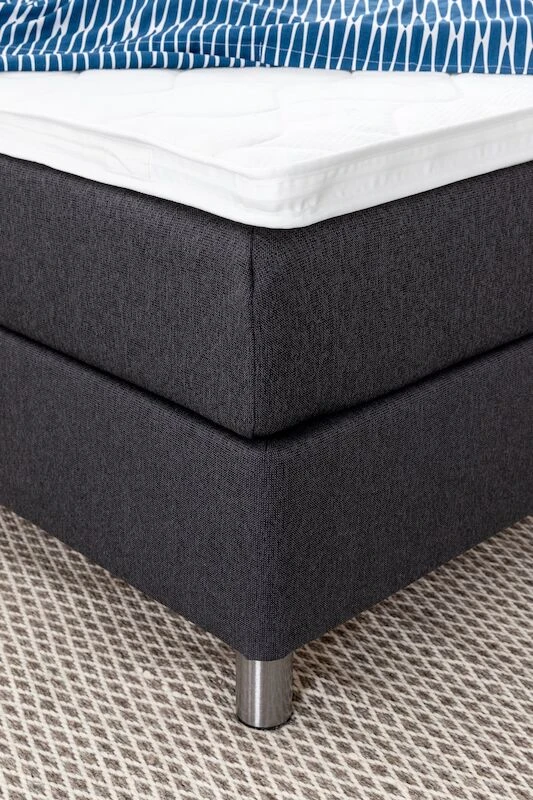 Unia 100 Jenkkisänkypaketti 160x200 Cm Tummanharmaa, 5 Cm Prof Vm, Metallijalat 6 Unia 100 Jenkkisänkypaketti 160x200 Cm Tummanharmaa, 5 Cm Prof Vm, Metallijalat - Image 6