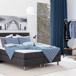 Unia 100 Jenkkisänkypaketti 160x200 Cm Tummanharmaa, 5 Cm Prof Vm, Metallijalat 10 Unia 100 Jenkkisänkypaketti 160x200 Cm Tummanharmaa, 5 Cm Prof Vm, Metallijalat -Veke Myymälä unia 100 jenkkisanky 160x200cm miljoo