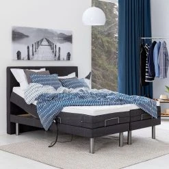 Unia 100 Moottorisänkypaketti 160x200 Cm, 5cm Prof Vm, Metallijalat 8 Unia 100 Moottorisänkypaketti 160x200 Cm, 5cm Prof Vm, Metallijalat -Veke Myymälä unia 100 moottorisanktypaketti 160x200 paaty nostetty