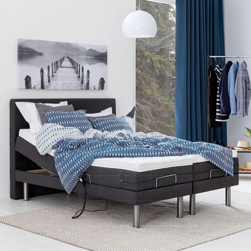 Unia 100 Moottorisänkypaketti 160x200 Cm, 5cm Prof Vm, Metallijalat 3 Unia 100 Moottorisänkypaketti 160x200 Cm, 5cm Prof Vm, Metallijalat - Image 3