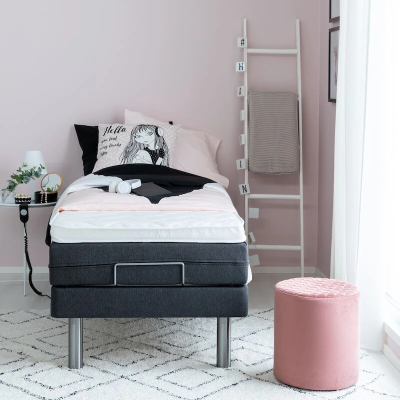 Unia 100 Moottorisänkypaketti 80x200 Cm, 5cm Prof Vm, Metallijalat 4 Unia 100 Moottorisänkypaketti 80x200 Cm, 5cm Prof Vm, Metallijalat - Image 4