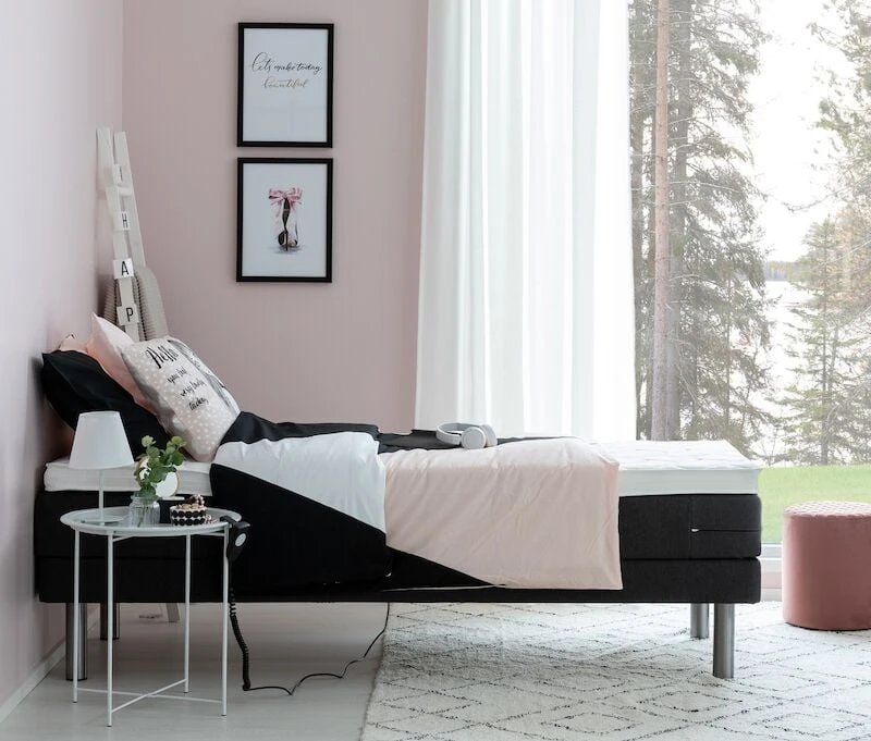 Unia 100 Moottorisänkypaketti 80x200 Cm, 5cm Prof Vm, Metallijalat 1 Unia 100 Moottorisänkypaketti 80x200 Cm, 5cm Prof Vm, Metallijalat