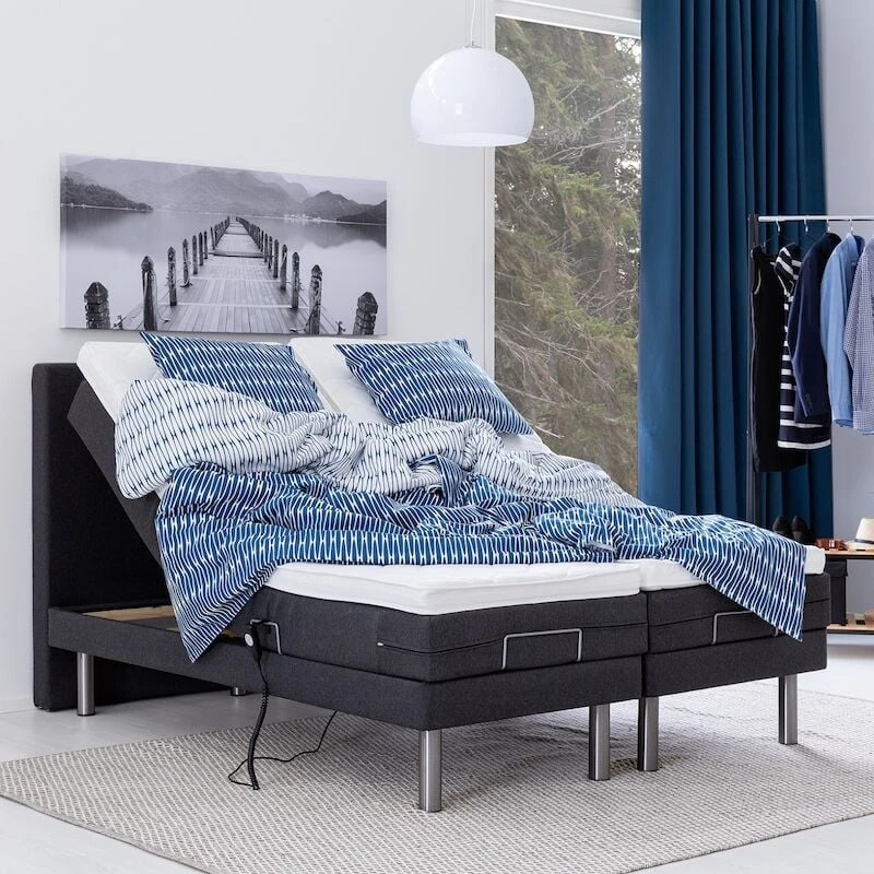 Unia 100 Moottorisänkypaketti 160x200 Cm, 5cm Prof Vm, Metallijalat 4 Unia 100 Moottorisänkypaketti 160x200 Cm, 5cm Prof Vm, Metallijalat - Image 4