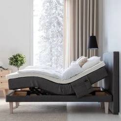 Unia 300 Moottorisänkypaketti 160x200 Cm M T.harmaa, 8cm Prof Vm, Jalat 23cm Roy 10 Unia 300 Moottorisänkypaketti 160x200 Cm M T.harmaa, 8cm Prof Vm, Jalat 23cm Roy -Veke Myymälä unia 300 moottorisankypaketti 160 cm sivusta