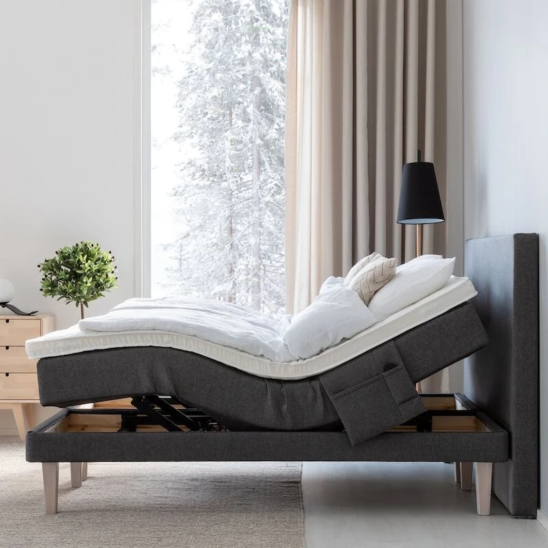 Unia 300 Moottorisänkypaketti 160x200 Cm M T.harmaa, 8cm Prof Vm, Jalat 23cm Roy 5 Unia 300 Moottorisänkypaketti 160x200 Cm M T.harmaa, 8cm Prof Vm, Jalat 23cm Roy - Image 5