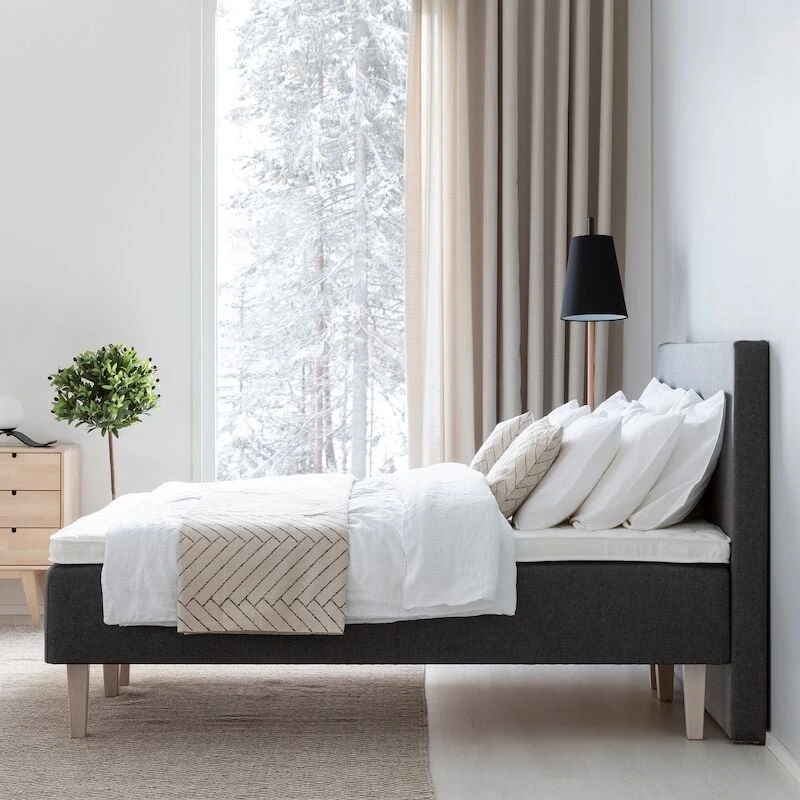 Unia 300 Runkopatjapaketti 160x200 Cm M/L T.harmaa, 8cm Prof Vm, Jalat 23cm Roya 2 Unia 300 Runkopatjapaketti 160x200 Cm M/L T.harmaa, 8cm Prof Vm, Jalat 23cm Roya - Image 2