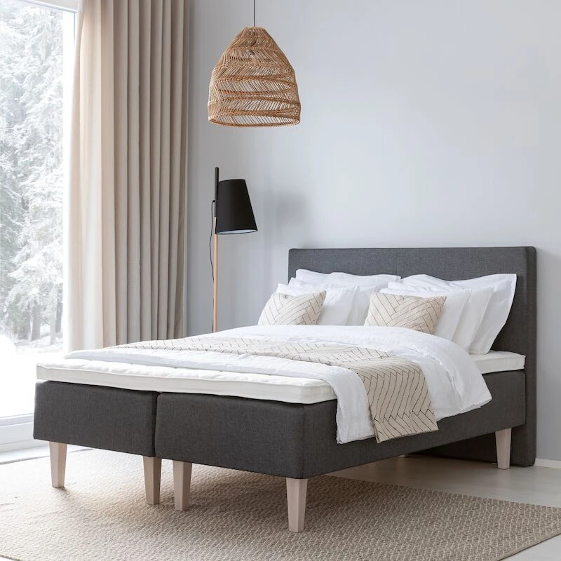 Unia 300 Runkopatjapaketti 160x200 Cm M/L T.harmaa, 8cm Prof Vm, Jalat 23cm Roya 6 Unia 300 Runkopatjapaketti 160x200 Cm M/L T.harmaa, 8cm Prof Vm, Jalat 23cm Roya - Image 6