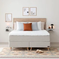 Unia 500 Jenkkisänkypaketti 160x200 Cm M/L V.harmaa, Unia 300 Pp, J 14 Cm Viona