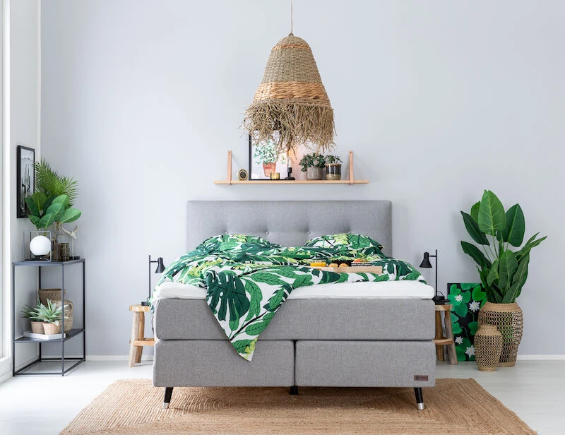 Unia 600 Jenkkisänkypaketti 160x200 Cm M/L V.harmaa, 8cm Prof Vm, Jalat 14cm Vio 2 Unia 600 Jenkkisänkypaketti 160x200 Cm M/L V.harmaa, 8cm Prof Vm, Jalat 14cm Vio - Image 2