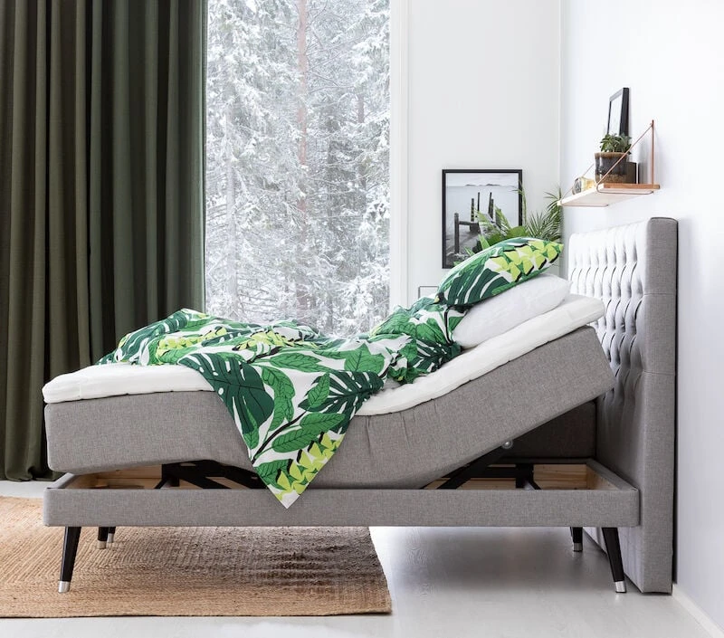 Unia 600 Moottorisänkypaketti 180x200 Cm M/L V.harmaa, 8cm Prof Vm, Jalat 23cm V 5 Unia 600 Moottorisänkypaketti 180x200 Cm M/L V.harmaa, 8cm Prof Vm, Jalat 23cm V - Image 5