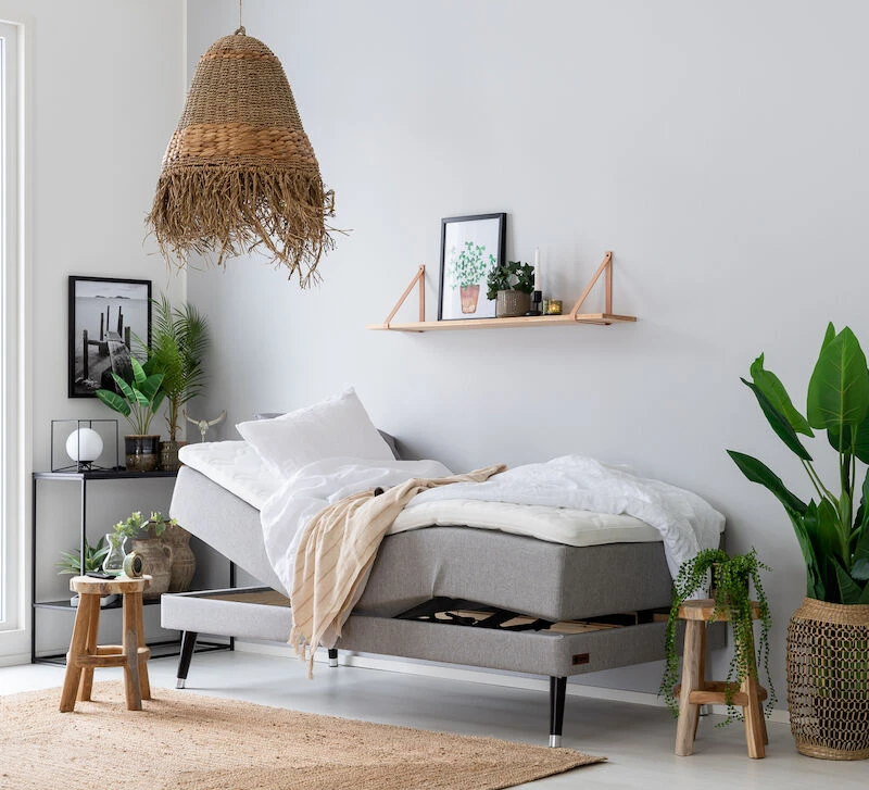 Unia Muoto Moottorisänkypaketti 90x200 Cm L Vaaleanharmaa, Unia 600 Pp, Jalat 23 5 Unia Muoto Moottorisänkypaketti 90x200 Cm L Vaaleanharmaa, Unia 600 Pp, Jalat 23 - Image 5