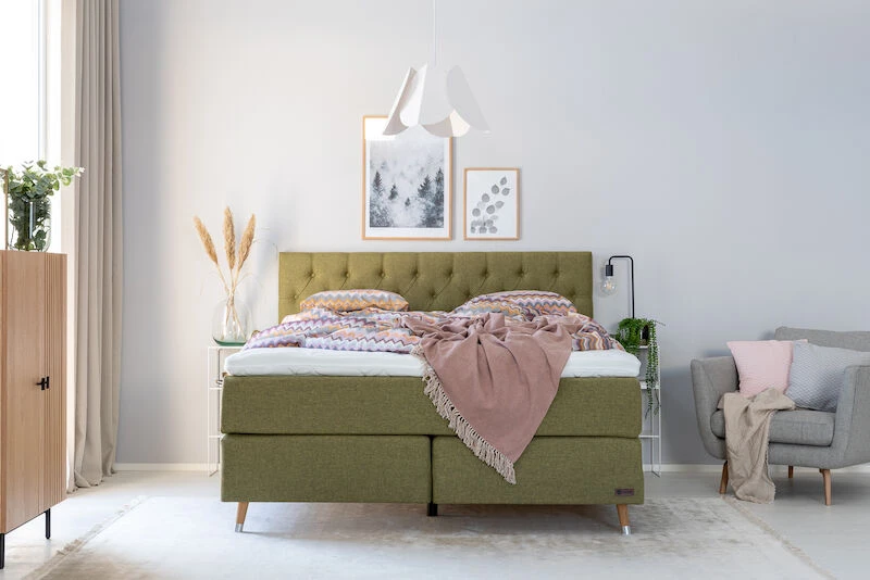 Unia 900 Jenkkisänkypaketti 160x200 Cm M/L Vihreä, Unia 600 Pp, J 14 Cm Viona Ta 1 Unia 900 Jenkkisänkypaketti 160x200 Cm M/L Vihreä, Unia 600 Pp, J 14 Cm Viona Ta