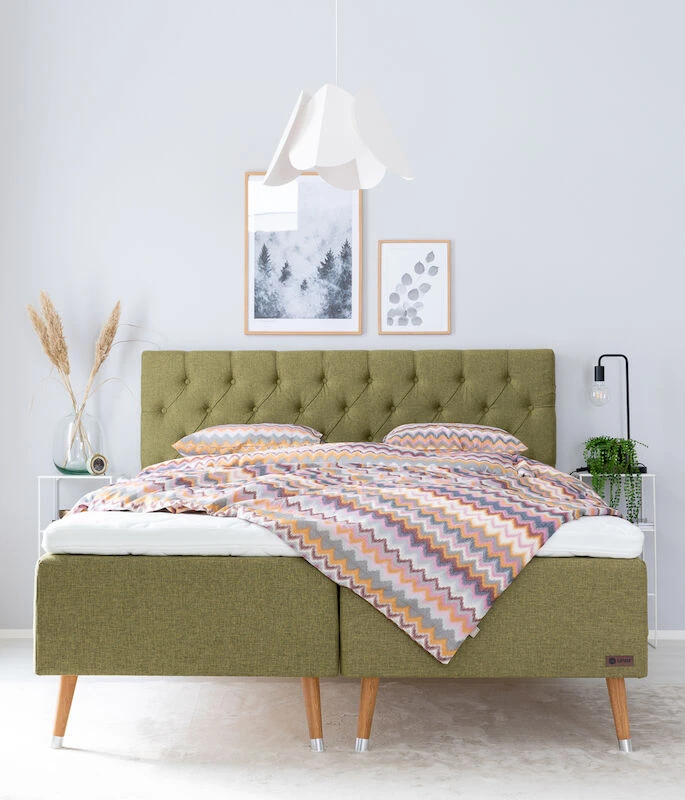 Unia 900 Runkopatjapaketti 160x200 Cm M/L Vihreä, Unia 600 Pp, J 23 Cm Viona Tam 2 Unia 900 Runkopatjapaketti 160x200 Cm M/L Vihreä, Unia 600 Pp, J 23 Cm Viona Tam - Image 2