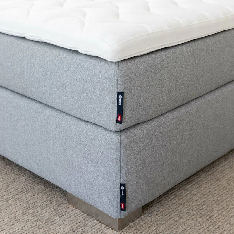 Unia Kulta Jenkkisänkypaketti 160x200 L HR35, Kulma Jaloilla, V.harmaa Fame 170 5 Unia Kulta Jenkkisänkypaketti 160x200 L HR35, Kulma Jaloilla, V.harmaa Fame 170 - Image 5