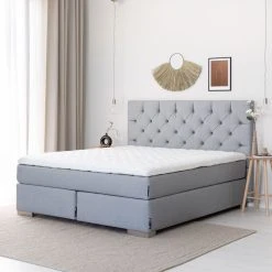 Unia Kulta Jenkkisänkypaketti 160x200 L HR35, Kulma Jaloilla, V.harmaa Fame 170 11 Unia Kulta Jenkkisänkypaketti 160x200 L HR35, Kulma Jaloilla, V.harmaa Fame 170 -Veke Myymälä unia kulta jenkkisankypaketti 180 vaaleanharmaa kulmajaloilla web 4