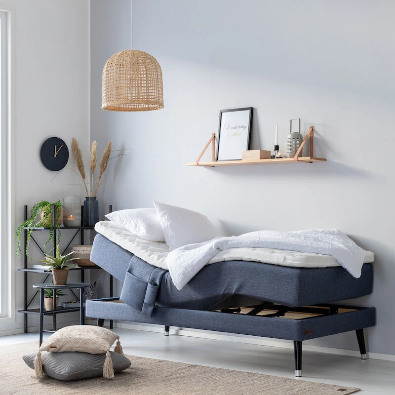 Unia Muoto Moottorisänkypaketti 90x200 Cm L Vaaleanharmaa, Unia 600 Pp, Jalat 23 3 Unia Muoto Moottorisänkypaketti 90x200 Cm L Vaaleanharmaa, Unia 600 Pp, Jalat 23 - Image 3