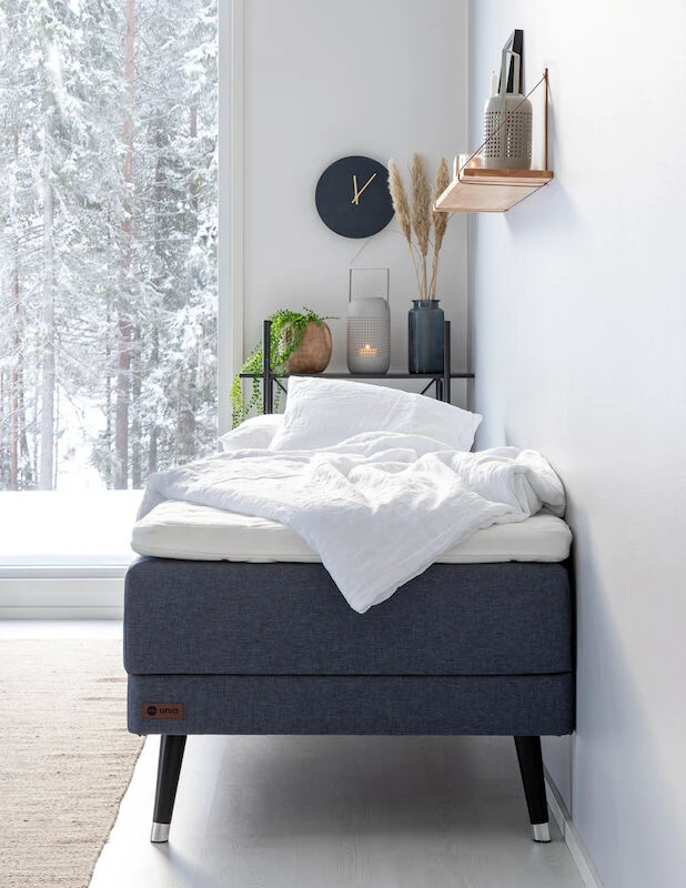 Unia Muoto Moottorisänkypaketti 90x200 Cm L Vaaleanharmaa, Unia 600 Pp, Jalat 23 1 Unia Muoto Moottorisänkypaketti 90x200 Cm L Vaaleanharmaa, Unia 600 Pp, Jalat 23