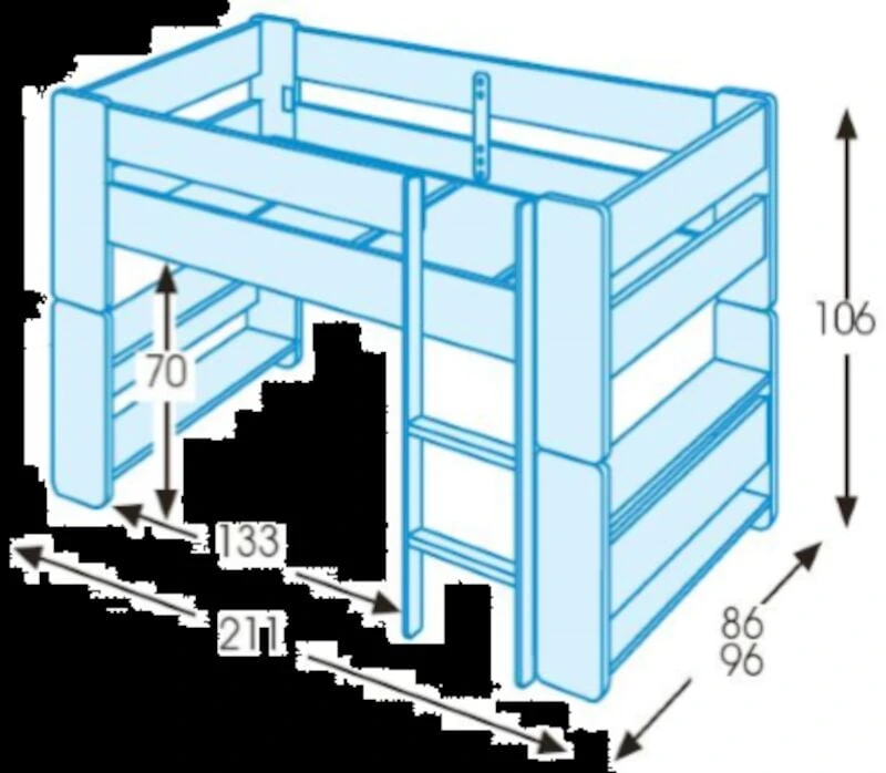 Unipuu 80x200 Cm Sängystä Pikkuparvi -paketti 2 Unipuu 80x200 Cm Sängystä Pikkuparvi -paketti - Image 2